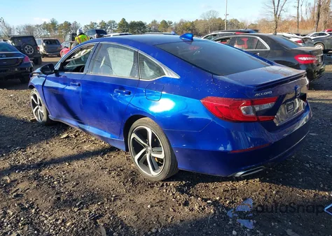 2018 Honda Accord Sport из США, поврежденный, VIN 1HGCV1F3XJA042940